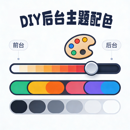 DIY后台主题配色封面