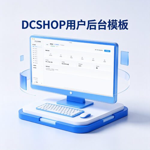 DCSHOP用户后台模板封面
